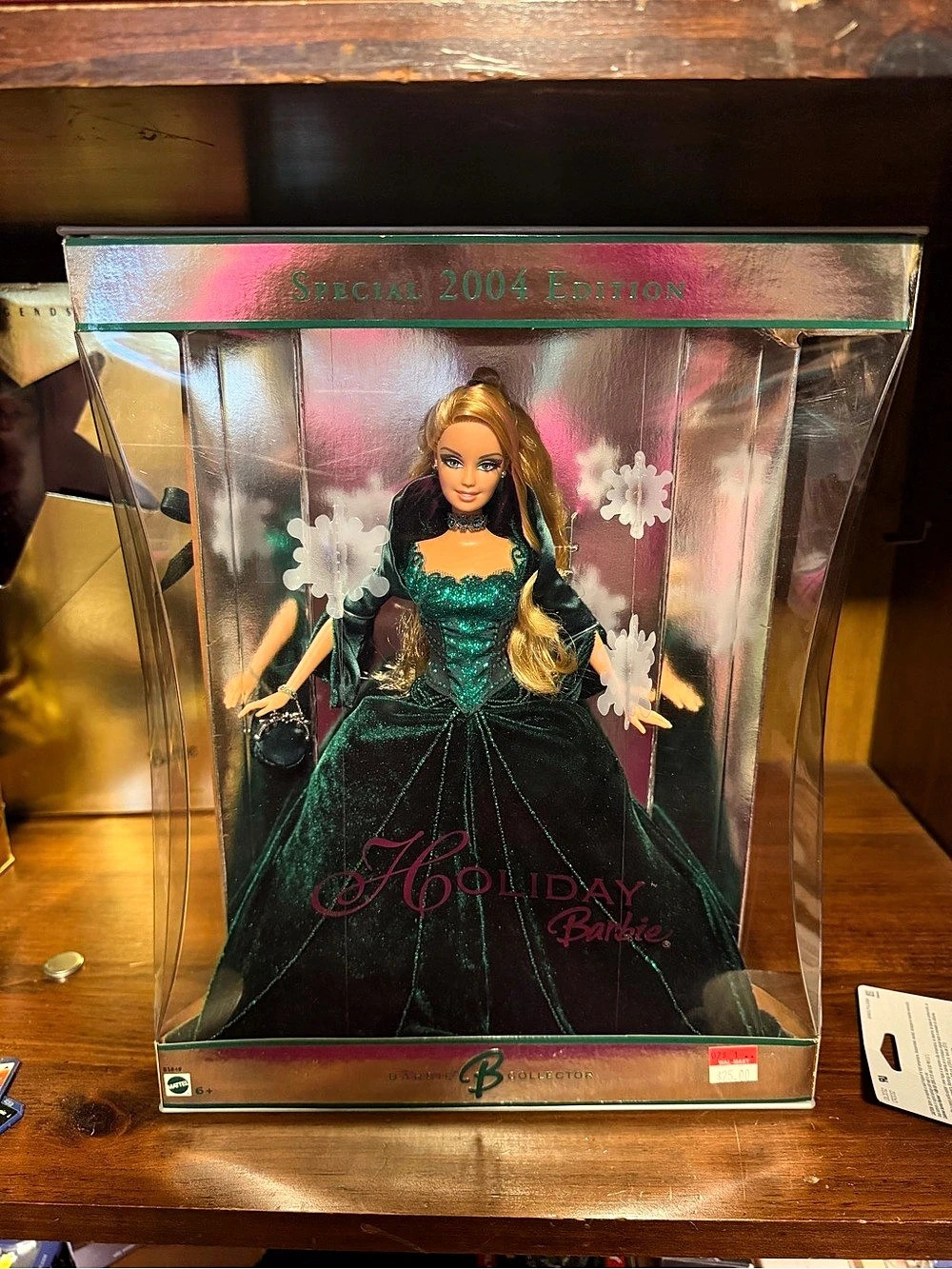 Barbie Holiday Barbie Special 2004 Edition Green Holiday Doll Like New